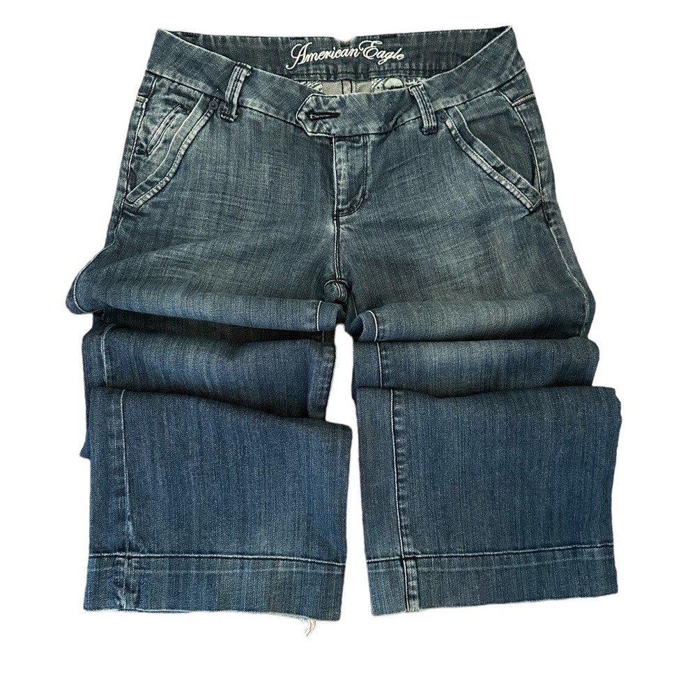 American Eagle Women’s Wide Leg Jeans 8 Regular